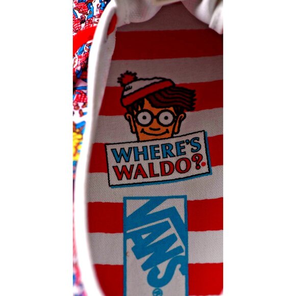 New! Size: 4.5 Men/6 Women | Vans Authentic Where's Waldo? | VN0A348A3RZ - Picture 4 of 11